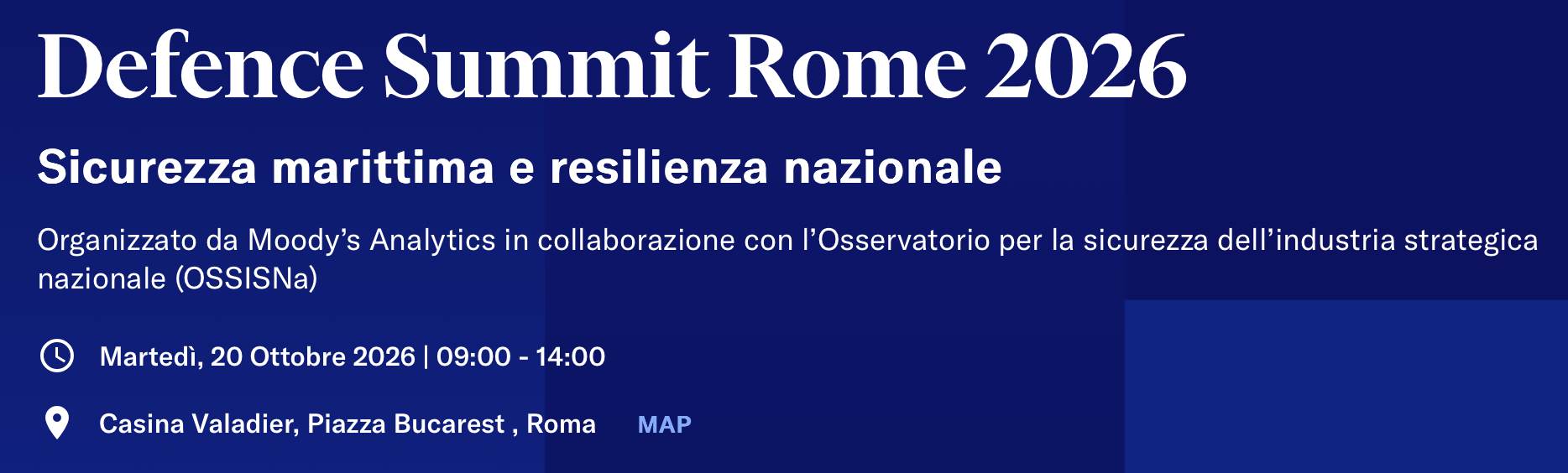 Defence Summit Rome 2026